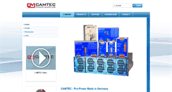 Desktop Screenshot of camtec-powersupplies.com