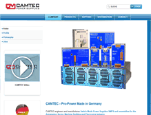 Tablet Screenshot of camtec-powersupplies.com